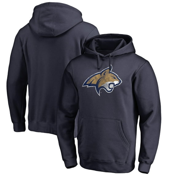 Men's Navy Montana State Bobcats Classic Primary Pullover Hoodie