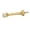 Polished Brass, variant on Ives 60A92 3 3/4" Projection Aluminum Rigid Baseboard Door Stop 1" Base Diameter - Silver