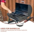 thumbnail image 2 of Worgeous Grill Scrubber for BBQ Red Wood Handle for Heat Resistance 1Pcs, 2 of 8