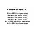 thumbnail image 3 of Passenger Right Side Front Door Window Door Glass Compatible with Infiniti M35h / M37 / M56 / Q70 / Q70L 2011-2019 Models, 3 of 5