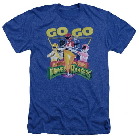 Power Rangers/Go Go Adult Heather Royal Blue Pwr107