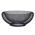 thumbnail image 2 of YWMJZEU Countertop Fruit Basket Holder & Decorative Bowl for Fruit, Vegetables, Snacks, Black, 2 of 9