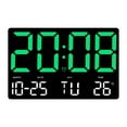 thumbnail image 1 of GUOOL Réveil Horloge Numérique Affichage LED Multifonctionnel Jauge de Température Enfants Vert, 1 of 9