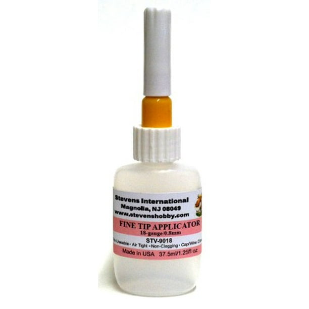 Stevens Int Needlepoint Bottle Stainless Steel Applicator 18 Gauge 0 8mm Walmart Com Walmart Com