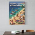 thumbnail image 6 of Retro Vintage Travel Poster Wall Print Medano Beach Los Cabos Mexico Festive Seaside Holiday Coastal Artwork Canvas Poster, 6 of 8