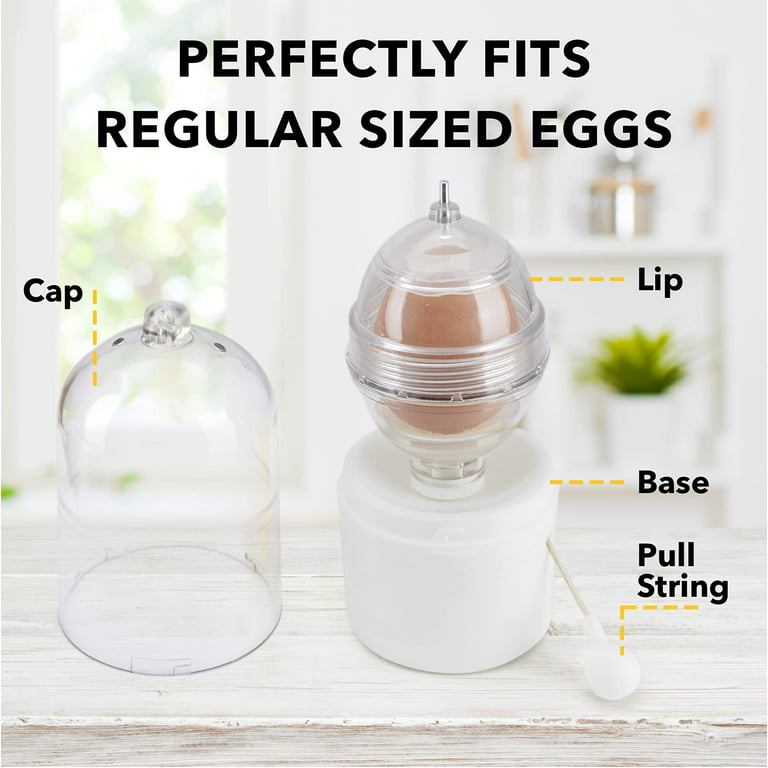 Electric Egg Yolk Mixer - Rechargeable Egg Spinner Scrambler for Small and  Large Eggs, Portable Golden Egg Maker for Hard Boiled Eggs