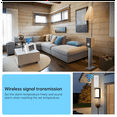 thumbnail image 3 of Wireless Transmission Thermometer LCD Digital Alarm Refrigerator Freezer Electronic Temperature Sensor Indoor Outdoor,1 x Thermometer 2 x Transmitter,White, 3 of 6