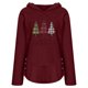 thumbnail image 4 of Abrigo de Invierno de Navidad Para Mujer Tops de Felpa Botón de Moda Con Capucha Con Blusa Suelta de Bolsillo Odeerbi ODB194089, 4 of 6