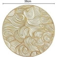 thumbnail image 5 of LINLIN Round Placemats, 4 Pack PVC Placemats Waterproof Oilproof Table Placemats Decorative Placemats for Home Table Wedding Party, 5 of 5
