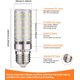 thumbnail image 4 of Paquete de 6 bombillas LED E27, 16 W, luz blanca fría, 6000 K, 1600 lm (equivalente a una bombilla halógena de 150 W), CA 200-240 V, no regulable, base de rosca grande, LED E27, ángulo de, 4 of 5