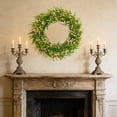 thumbnail image 4 of Artificial Flower Wreath Door Hanging Decoration Colorful Floral Design Fade Resistant Durable Easy Hang Front Door Window Wall Porch Party Holiday Home Seasonal Decor Accent, 4 of 6