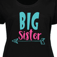 thumbnail image 4 of Inktastic Big Sister, Older Sister, Arrow - Blue Pink Women's Plus Size T-Shirt, 4 of 5