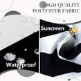 thumbnail image 3 of SDJPOI Patio Furniture Sectional Cushions, 14 Piece Waterproof Outdoor Sofa Cushion Replacement(black white), 3 of 8