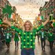 thumbnail image 3 of Uootdi St Patricks Day 3/4 Sleeve Shirt for Women Plus Size Funny Cute Saints Patrick's Tops Lucky Irish Shamrocks Printed Outfit Gift, 3 of 6