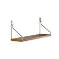 thumbnail image 2 of No-Drill Wall Shelf for Bedroom and Living Room with Strong Wooden Design, 30 lb Weight Capacity, Wall-Mounted Projector, Router, and Bookshelf Storage, 2 of 6