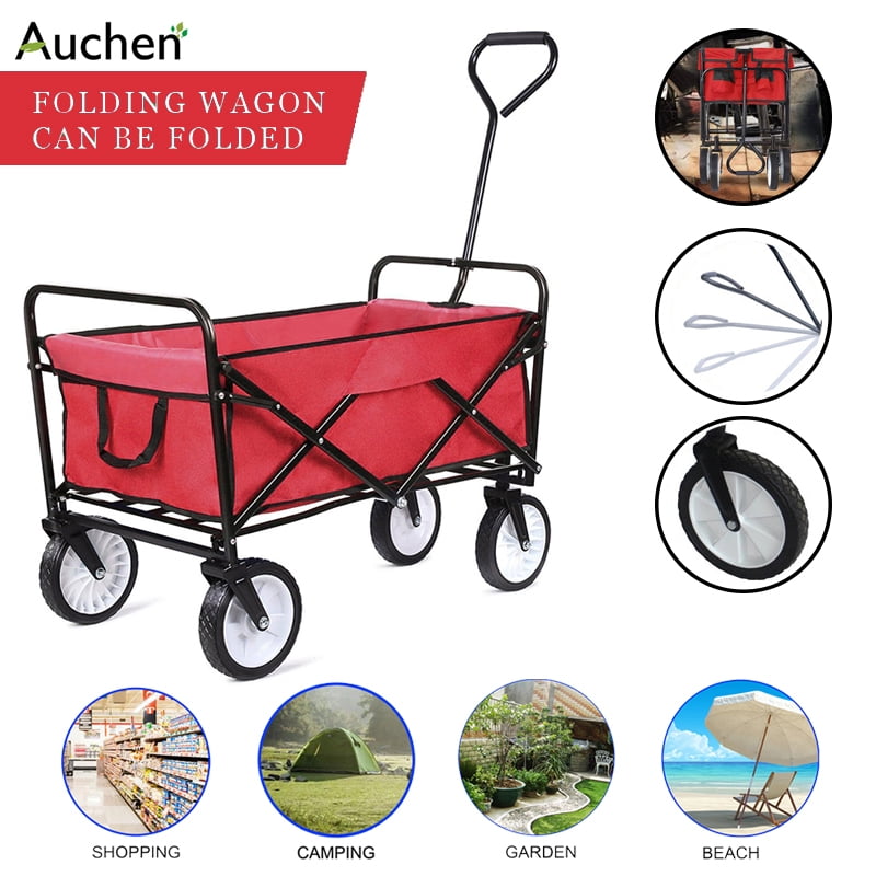 red collapsible wagon