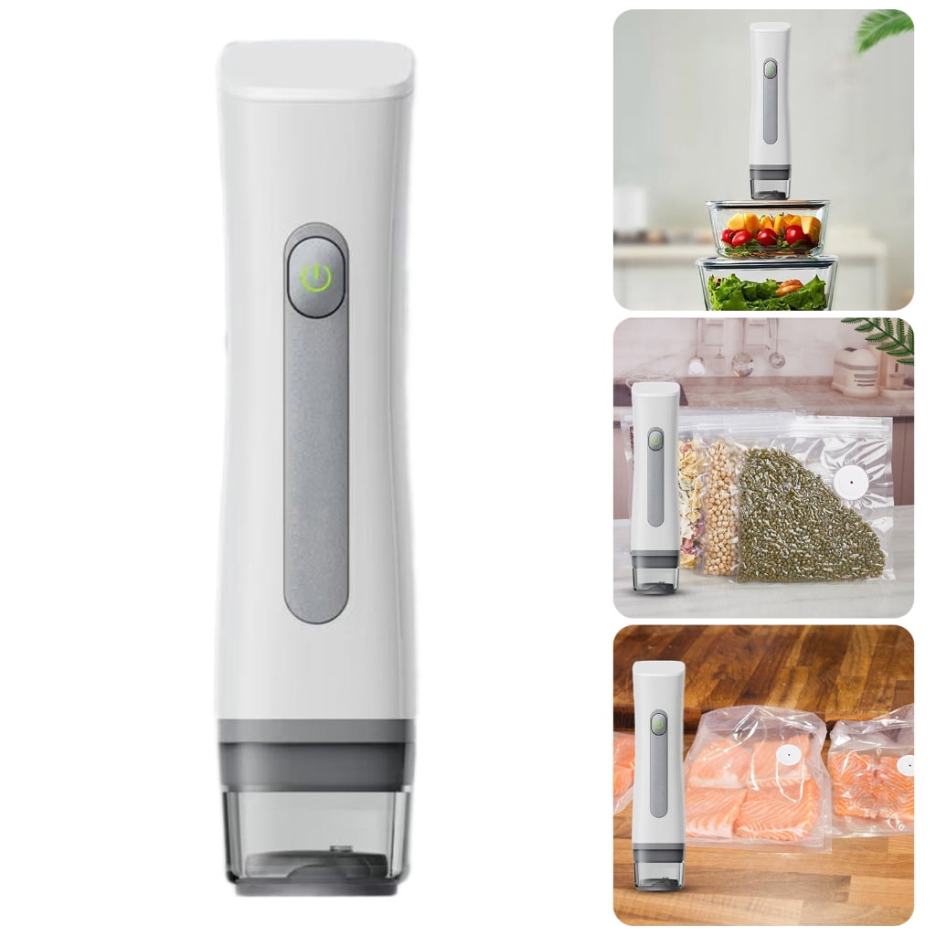 Yammee Handheld Food Vacuum Sealer Machine with Visible Water Tank and 30 Storage Bags