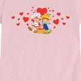 thumbnail image 3 of Strawberry Shortcake - Valentine Hearts Fitted Short Sleeve Graphic T-Shirt, 3 of 5