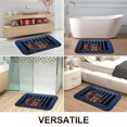 thumbnail image 3 of 1pc Lion Behind Bars Absorbent Non-Slip Bathroom Thickened Flannel Rug Decor,Soft,Quick Drying,Suitable For Indoor/outdoor Use,Bathrooms,Bedrooms,Kitchens,Terrace,Laundry Rooms,16"x24", 3 of 9