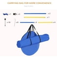 thumbnail image 6 of PawHut 4PC Obstacle Dog Agility Training Course Kit Backyard Competitive Equipment- Blue/Yellow, 6 of 9