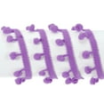 thumbnail image 3 of Uxcell 20 Yards Pom Pom Ball Fringe Trim Ribbon Sewing Trim DIY Crafts, 8mm Purple, 3 of 6