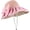 Pink B, variant on Wide Brim Sun UV Protection Acrylic Fibres Woven Sunhat Ribbon Bow Chin Strap Sun Hat