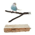 thumbnail image 1 of 10pcs Bird Parrot Perch Stand Set - Natural Wood Bird Parrot Stand Branches Fork Perch Rod Stand for Small Parakeets, 1 of 8