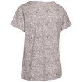 thumbnail image 2 of Trespass Womens Relaxed Casual All Over Printed Top Contrast Neck Tshirt Simona, 2 of 2