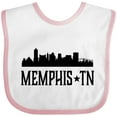 thumbnail image 3 of Inktastic Memphis Tennessee City Skyline Boys or Girls Baby Bib, 3 of 4