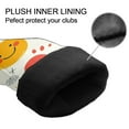 thumbnail image 4 of Golf Club Covers PU Leather Waterproof Head Covers for Fairway Woods Hybrids Simple Pattern Unisex Fits Most Brands, 4 of 10