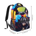 thumbnail image 2 of Fotbe Rainbow Bulldog Sunglasses Pattern Casual Backpack for School, Travel, and Outdoor Activities - Durable, Lightweight, and Comfortable, 2 of 5