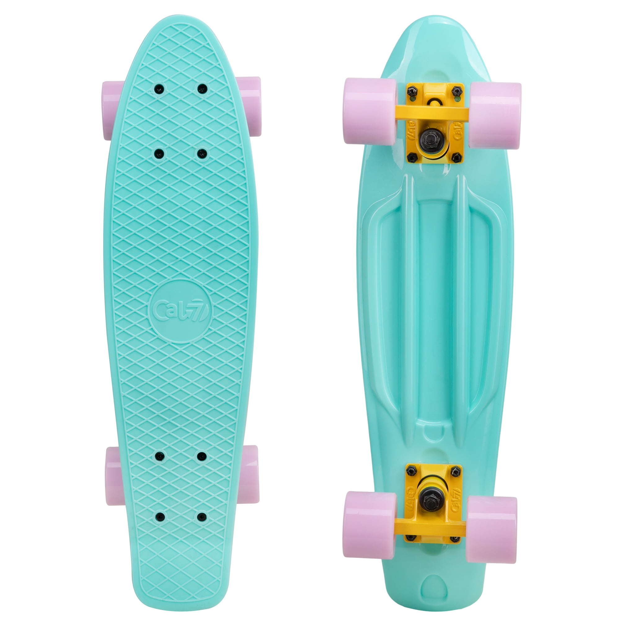 22"Skateboard Pennyboard Funboard Longboard Komplettboard Kickboard Cruiser LED 