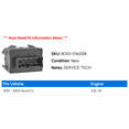 thumbnail image 2 of Fuel Injection Main Relay - Compatible with 2001 - 2003 Acura CL 3.2L V6 2002, 2 of 2
