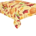 thumbnail image 1 of BSDHOME Fall Maple Leaves Tablecloth 52x70 Inches, Autumn Harvest Turkey Sofa Table Cloth Cover for Dinner Party Decoration, 1 of 5