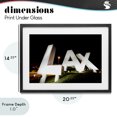 thumbnail image 4 of Stupell Industries Industrial LA Airport Structure Black Framed Print Under Glass, 20 x 14, by Scott Stulberg, 4 of 8