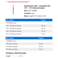 thumbnail image 2 of Speedometer Cable - Compatible with 1971 - 1973 Mercury Marquis 1972, 2 of 2