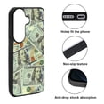 thumbnail image 2 of WIRESTER Shockproof Soft Rubber Cover Case for Samsung Galaxy S26 6.3" 2026, Benjamin Franklin Dollar Pattern, 2 of 5