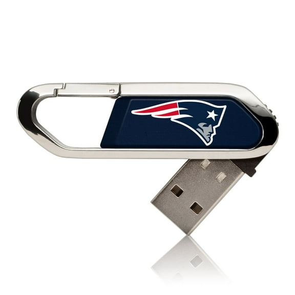 New England Patriots Solid Clip 64GB USB Flash Drive