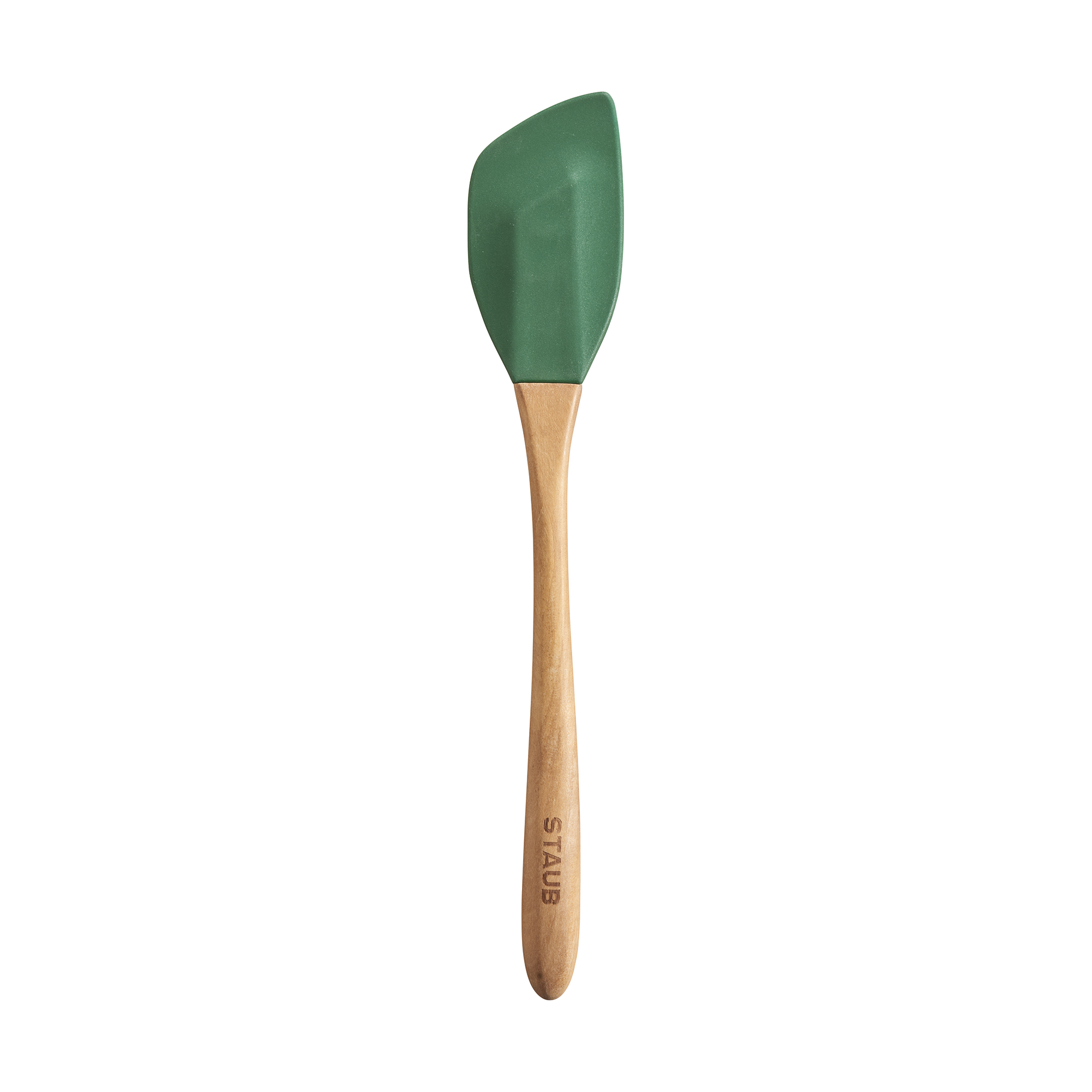 Staub Olivewood 10" Silicone Spatula Basil