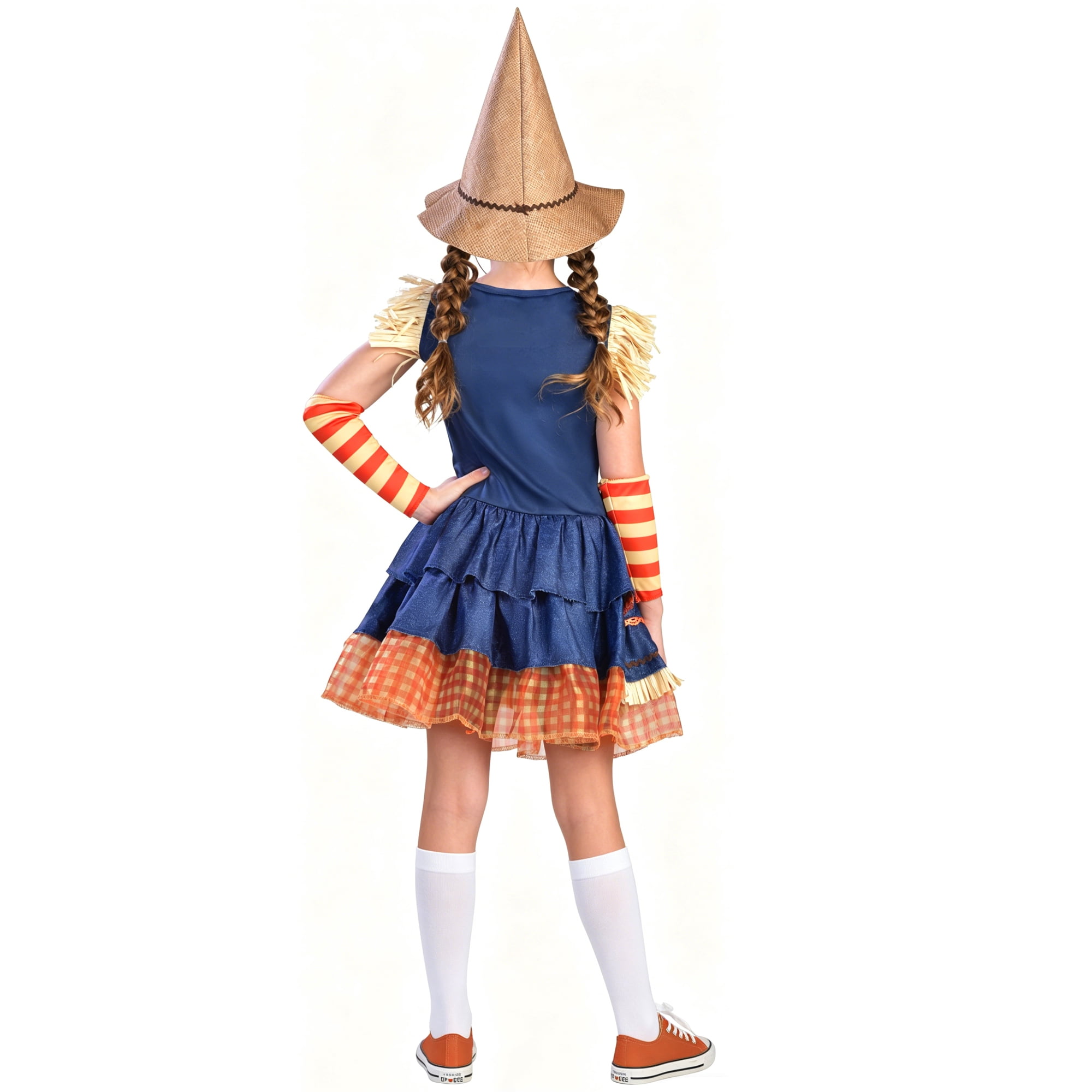 Scarecrow Sweetie Halloween Costume for Children, Girls' Size L (10/12), by Way to Celebrate