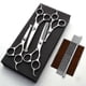 thumbnail image 1 of 6 in 1 Professional Stainless Steel Safety Round Tip Dog Grooming Scissors Kit, for Dog & Cat Grooming, 1 of 5