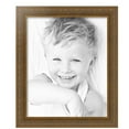 thumbnail image 2 of ArtToFrames 17" x 21" Wide Gold with Green Tones Picture Frame, 17x21 inch Gold Wood Poster Frame (WOM-5078), 4 Pack, 2 of 6