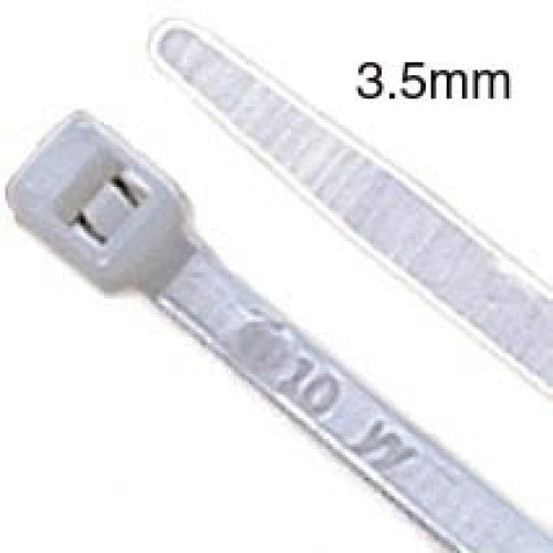 E5409C - Attache de Câble NAT 5 Po 40LB Largeur 3.5MM (100 Pcs/pkg)