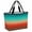 Red Teal Green, variant on Burnt Orange Yellow Teal Ombre Beach Bag for Women, Large Breathable Mesh Beach Tote Bag, Modern Gradient Abstract Art Sandproof Lightweight Travel Bags for Vacation Picnic Swimming Pool