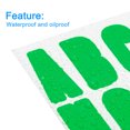 thumbnail image 3 of Uxcell 9.1 x 7.7 inches 8 Sheets Letter Stickers Vinyl Letter for Indoor Outside Sticker Decal Green, 3 of 5