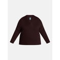 thumbnail image 5 of Terra & Sky Women's Plus Fleece Cowl Neck Sweatshirt, Sizes 0X-5X, 5 of 5
