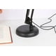 thumbnail image 4 of Lámpara de Escritorio, Luz de Lectura con Brazo Oscilante de Metal, Base o Abrazadera Intercambiable, Lámpara de Mesa de Clásica con Clip de Arquitecto, Junta Múltiple, Brazo Ajustable (Negro) Zefei Wu  9024735068549, 4 of 5
