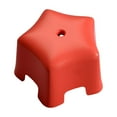 thumbnail image 1 of Stackable Star Shaped Stool Stools Living Study Room Bathroom Chairs Plastic Low Seat Coffee Table Small Bench S/Red, 1 of 9