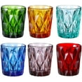 thumbnail image 1 of Gala Houseware Colored Water Glasses, Glass Tumblers Set of 6 Multi Colors Drinking Glasses, 1 of 5