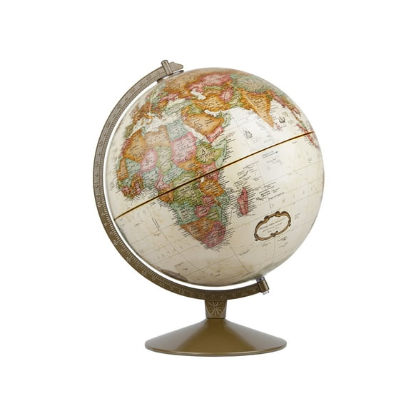 Replogle Globes Franklin World Globe, Antique Ocean, 12-Inch Diameter,Over 4,000 Place Names
